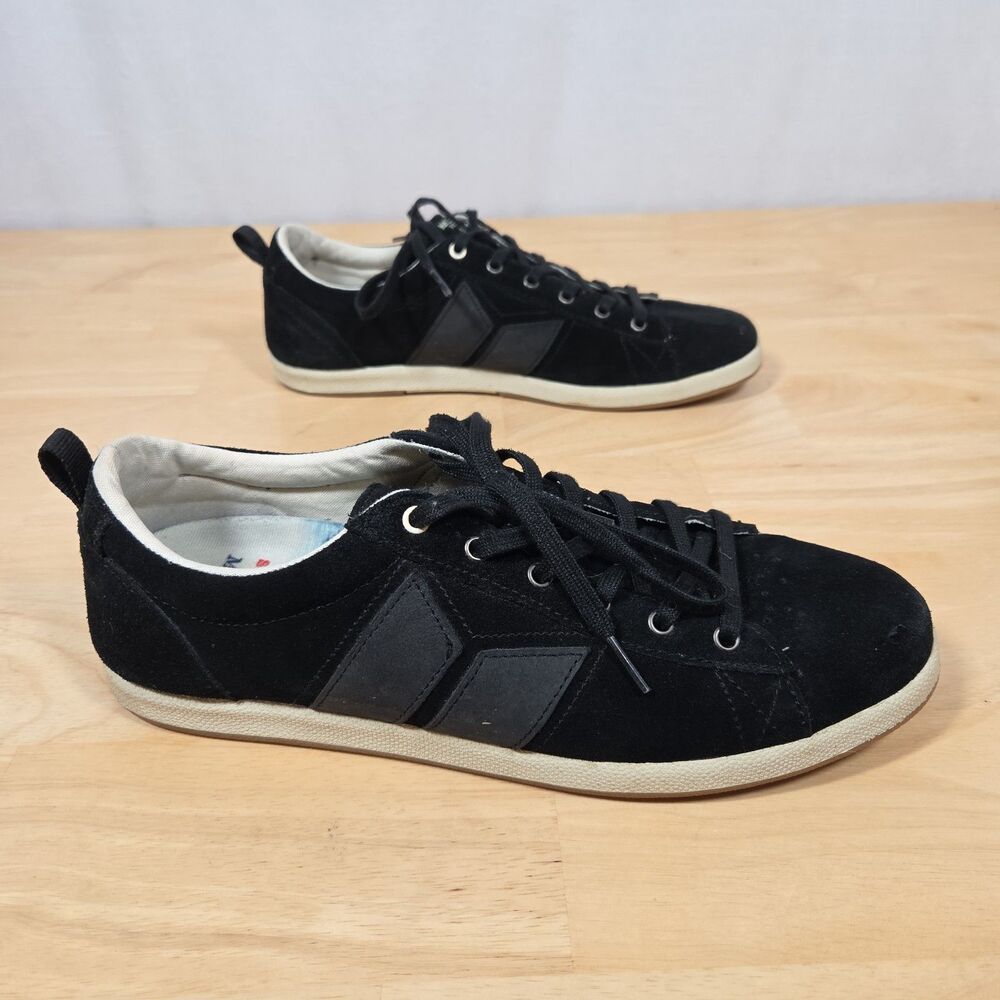 Macbeth x Switchfoot Men's Sz 10 Suede Black Y2K Skater Shoes Skate RARE